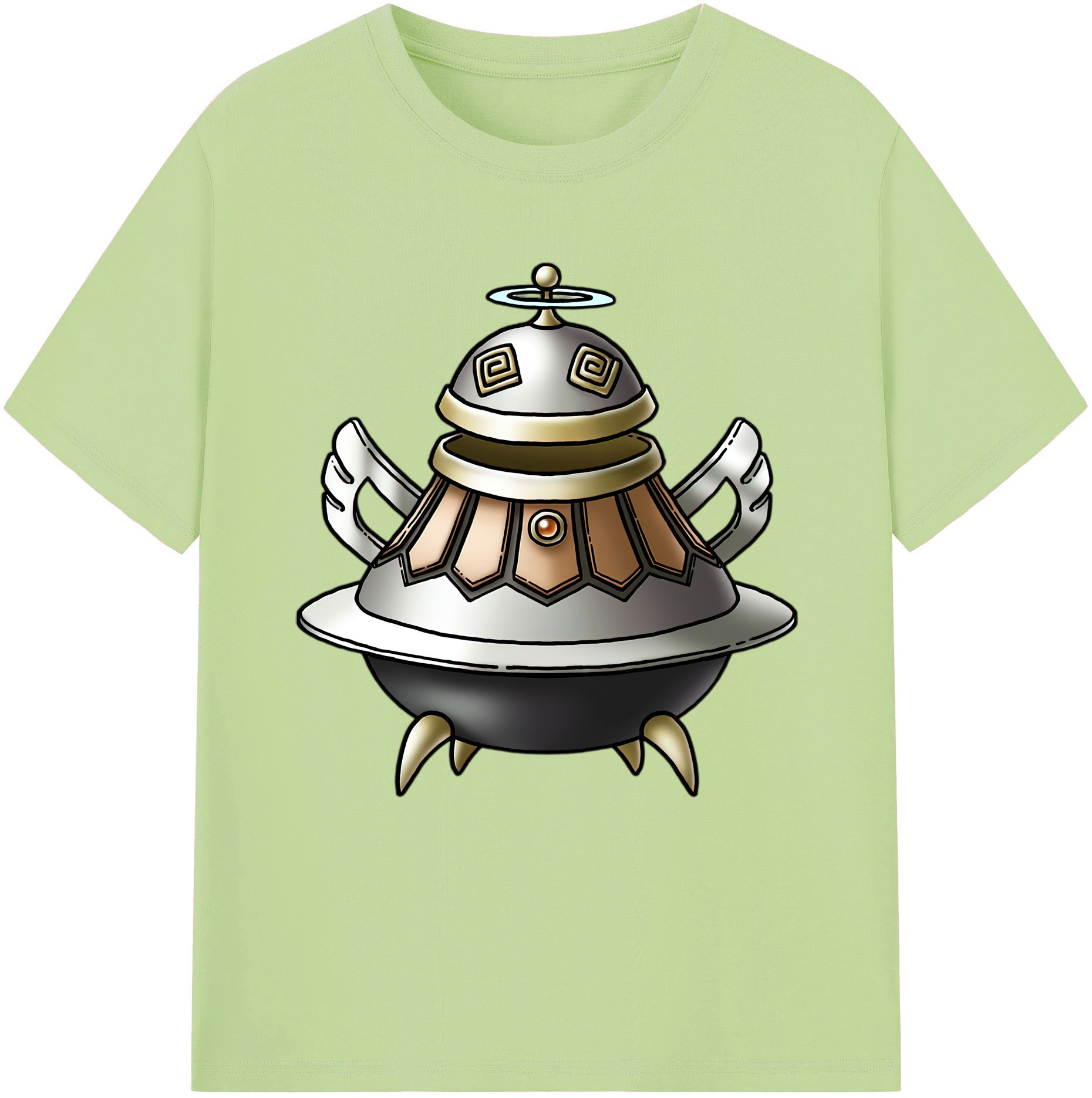 （画像用） ドラゴンクエスト Doragon Kuesuto Dragon Quest 綿100％半袖Tシャツ（フロントプリント）